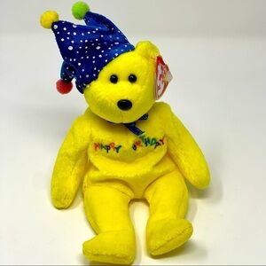Ty Beanie Baby Happy Birthday Yellow